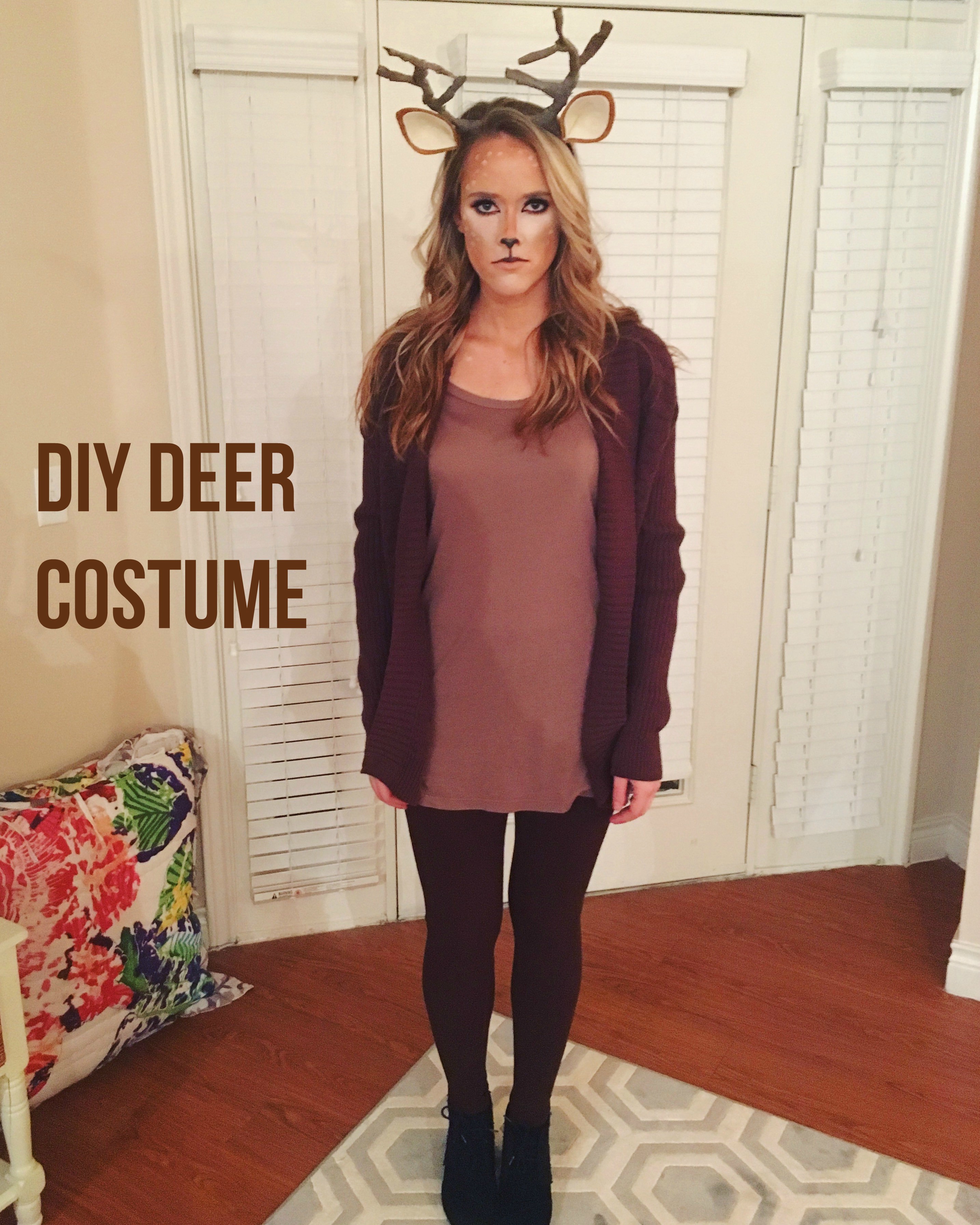 Halloween makeup tutorial: Try this easy deer costume