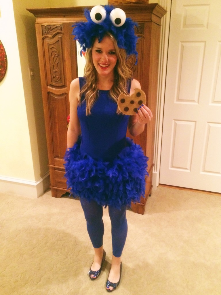 DIY cookie monster costume